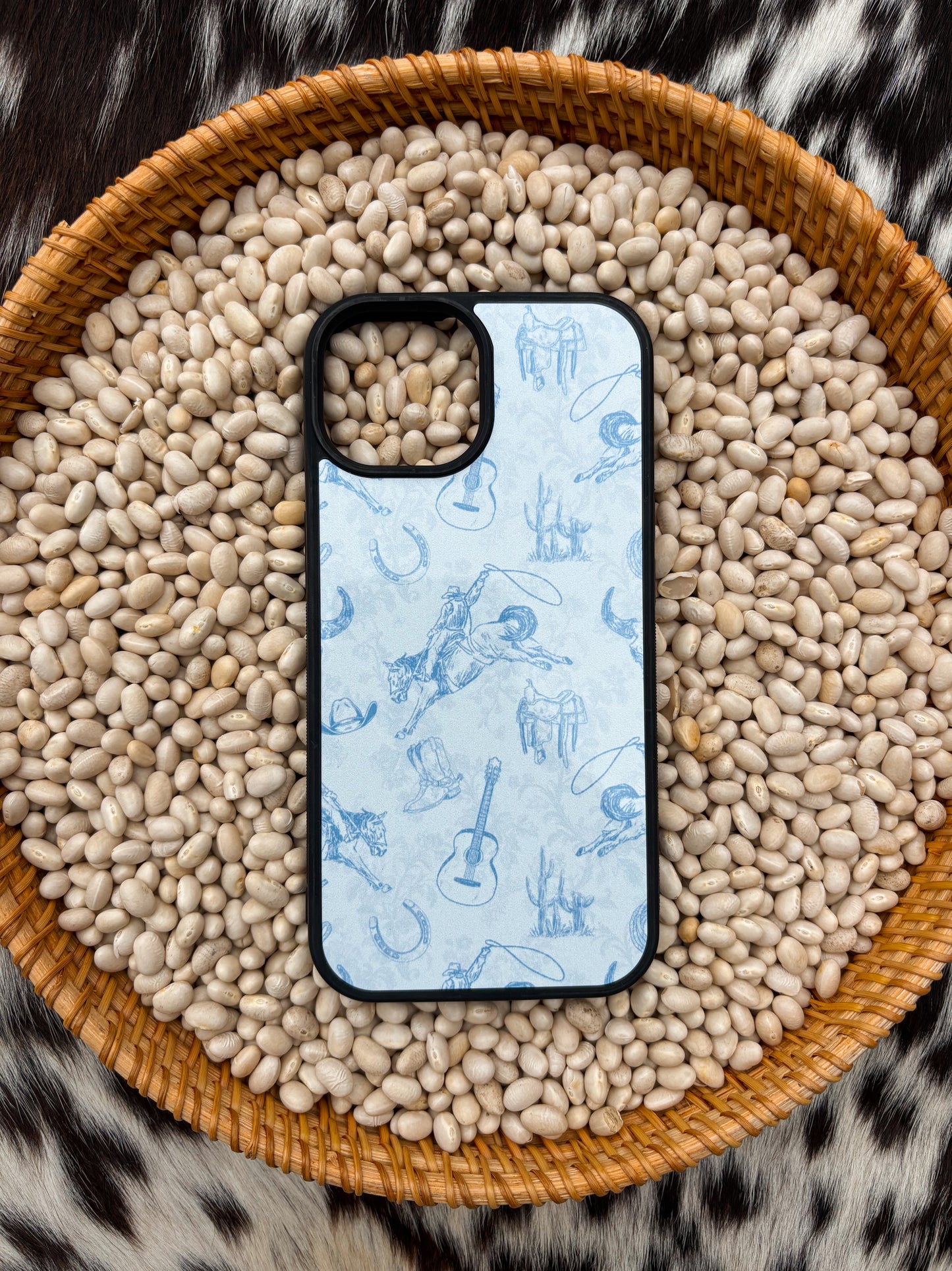 Blue Coquette Phone Case