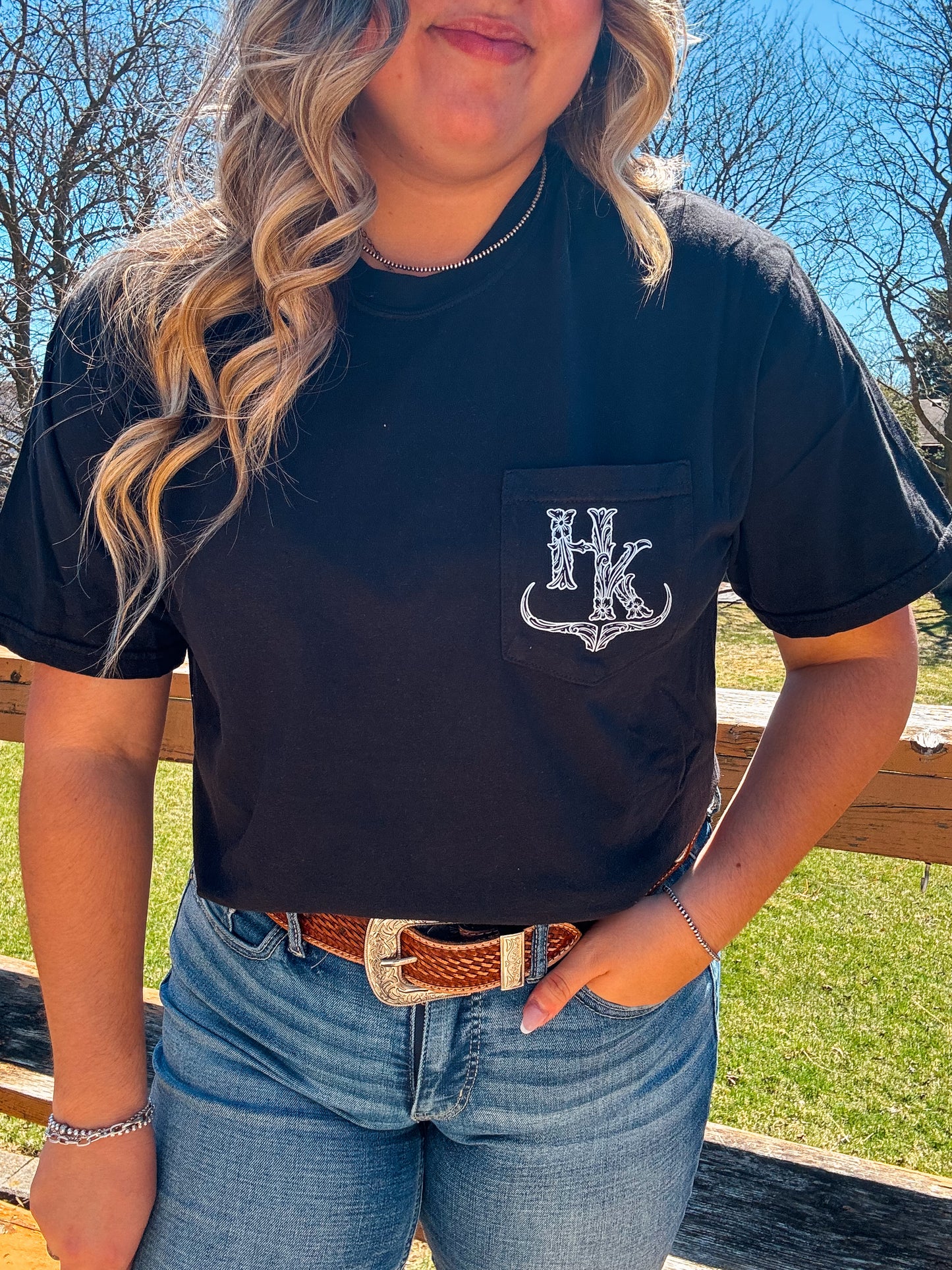Branded Pocket Tee (Black)