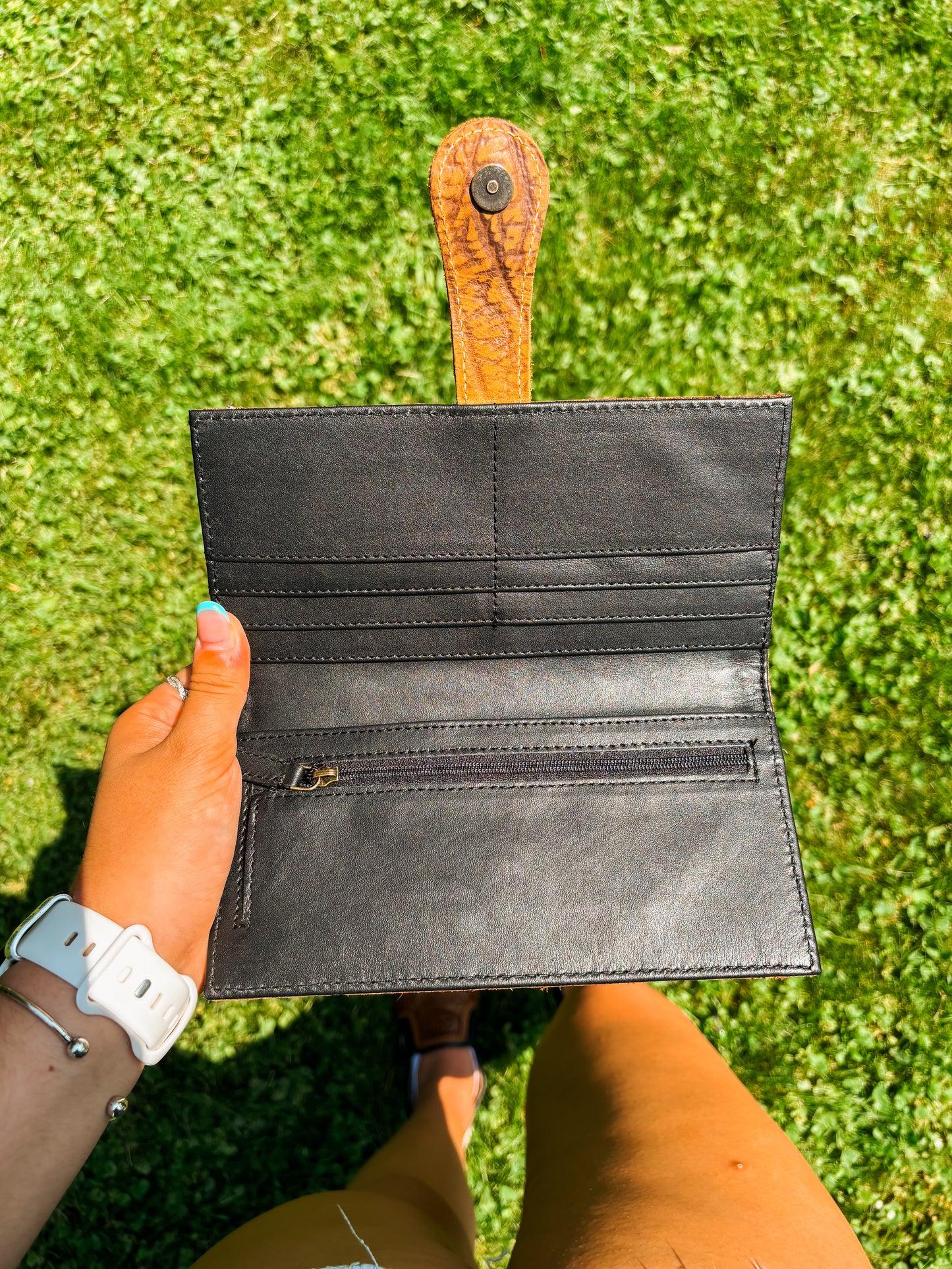 Outlaw Leather & Cowhide Wallet
