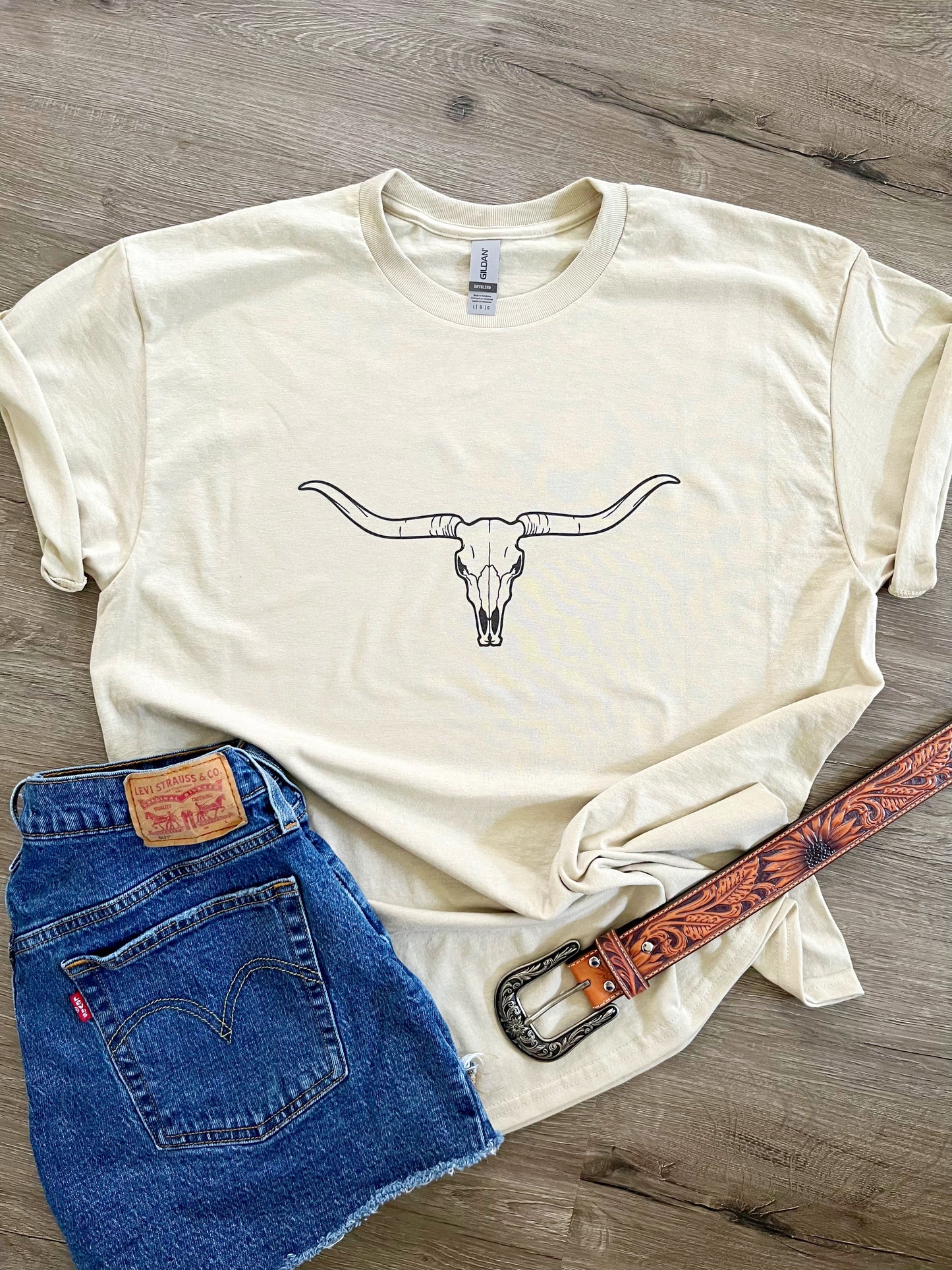 Longhorn Skull Tee
