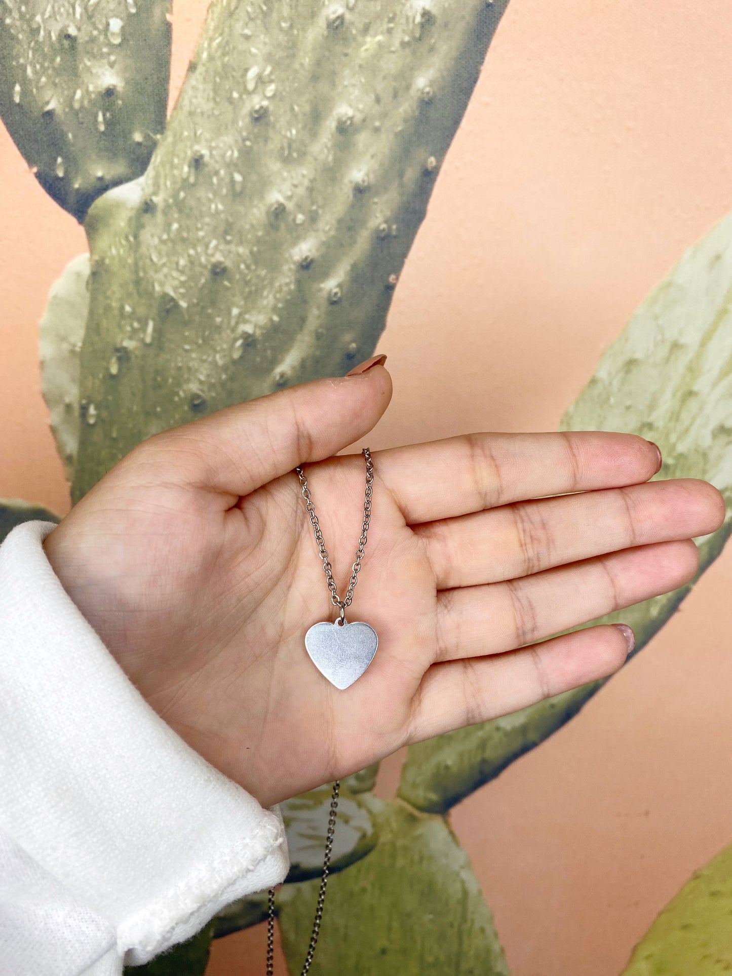 Custom Initial Heart Necklace