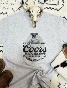 Legendary Coors Tee - Ash Grey