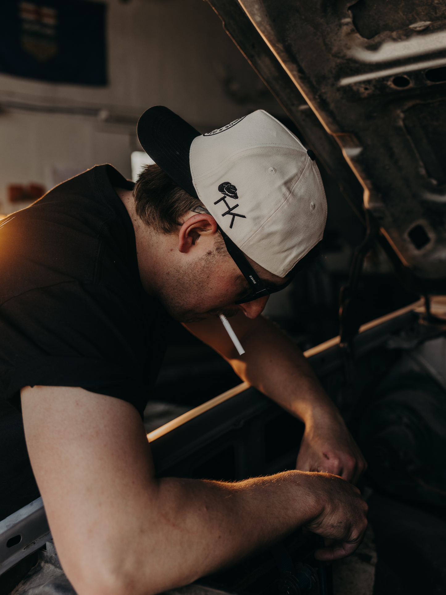 The Outrider Hat (Black/Natural)