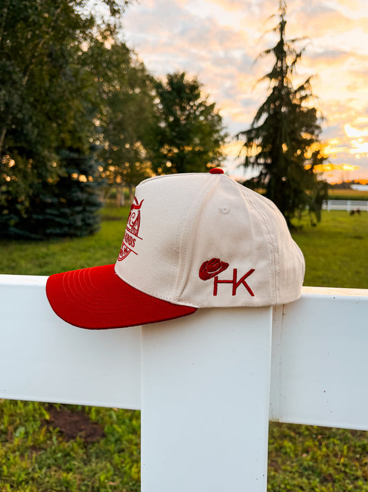 The Stampede Snapback (Red/Natural)