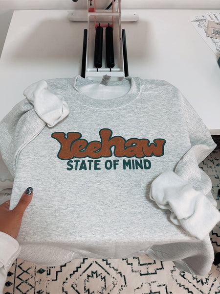 Yeehaw State Of Mind Crewneck