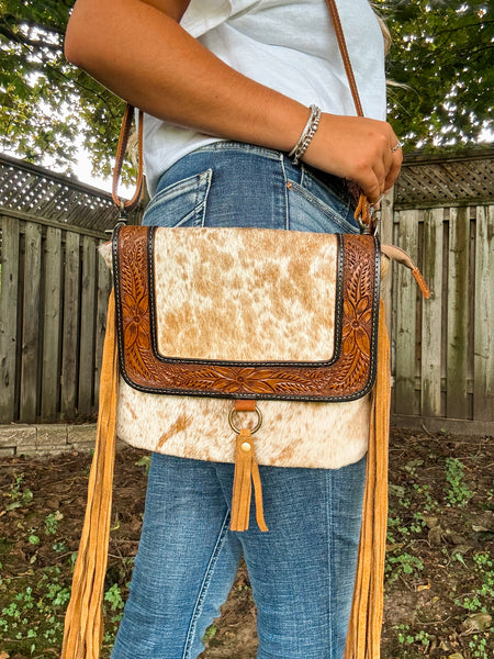 Rusty Tooled Purse