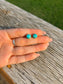 Turquoise Round Stone Studs