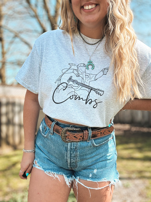Combs Tee - Ash grey