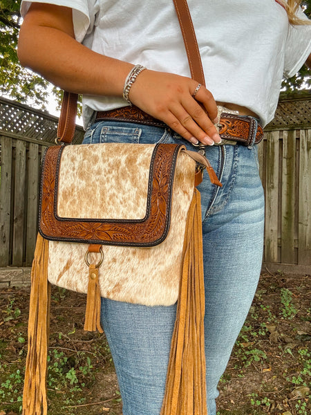 Rusty Tooled Purse