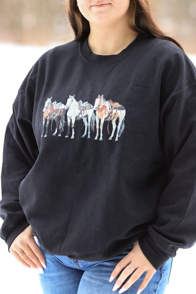 Painted Herd Crewneck