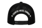 Black cap with 'COUNTRY. MUSIC. SUMMER' text and star designs on a white background