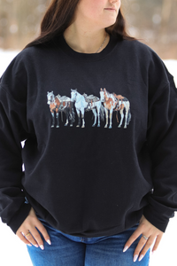 Painted Herd Crewneck