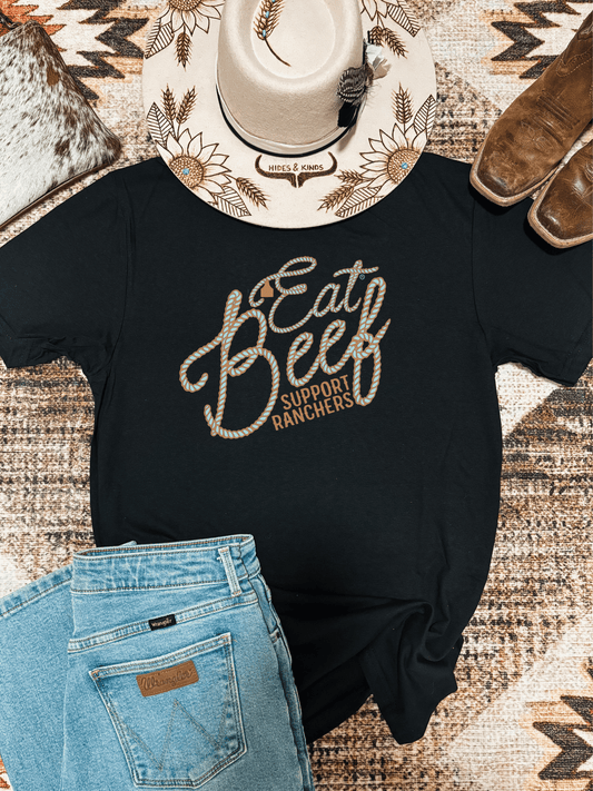 Eat Beef, Support Ranchers Tee