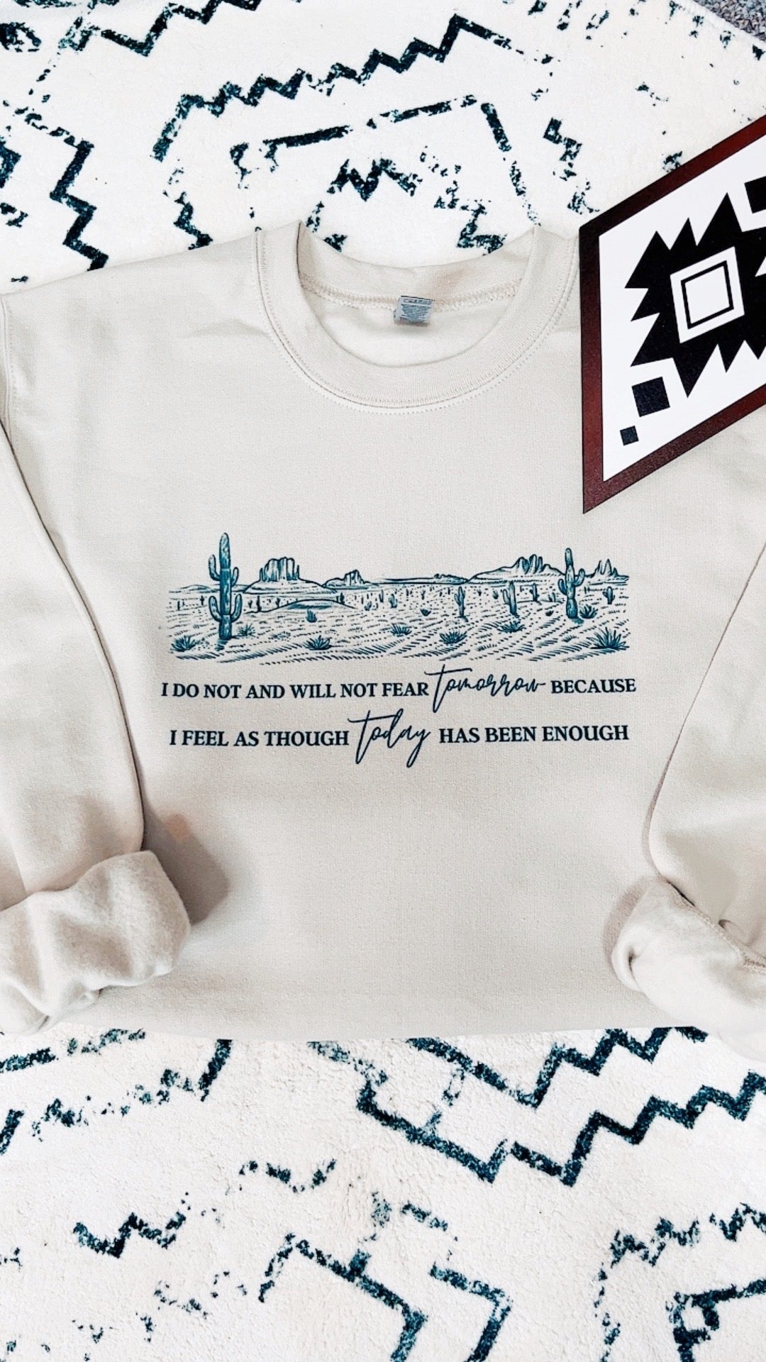 Fear and Fridays Crewneck (Sand)