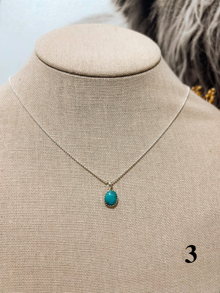 Turquoise Creek Pendant Necklace