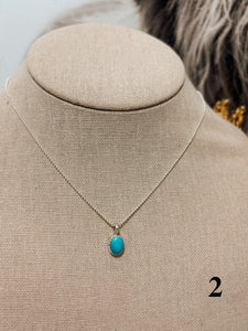 Turquoise Creek Pendant Necklace