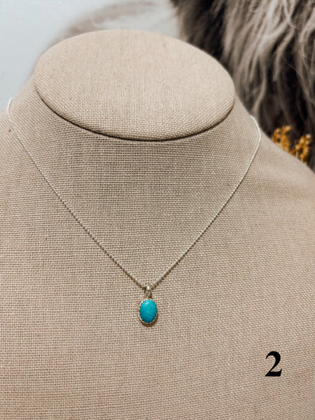 Turquoise Creek Pendant Necklace