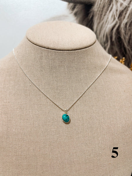 Turquoise Creek Pendant Necklace