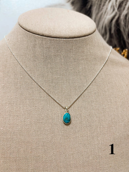 Turquoise Creek Pendant Necklace