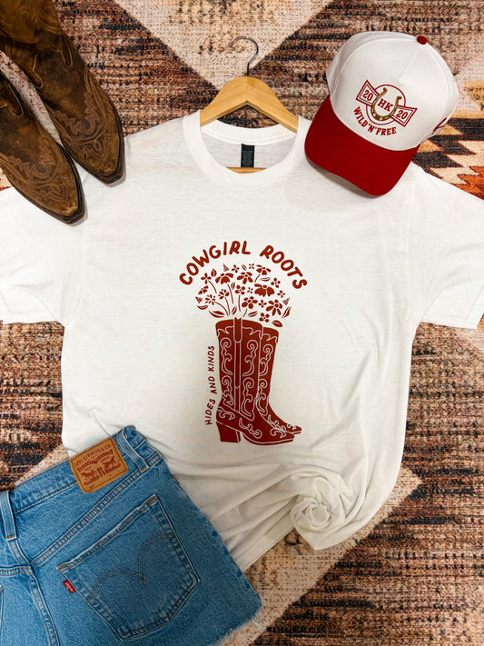 HK Cowgirl Roots Tee (Red)