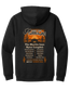 Black Honky Tonk Summer Jam hoodie featuring festival inspired western graphic on back.