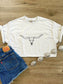 Longhorn Skull Tee