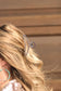 Model wearing Midnight Pearl Claw Clip in western-inspired hairstyle – Hides & Kinds