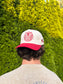 Back view of The Stampede Snapback hat with embroidered Hides & Kinds logo