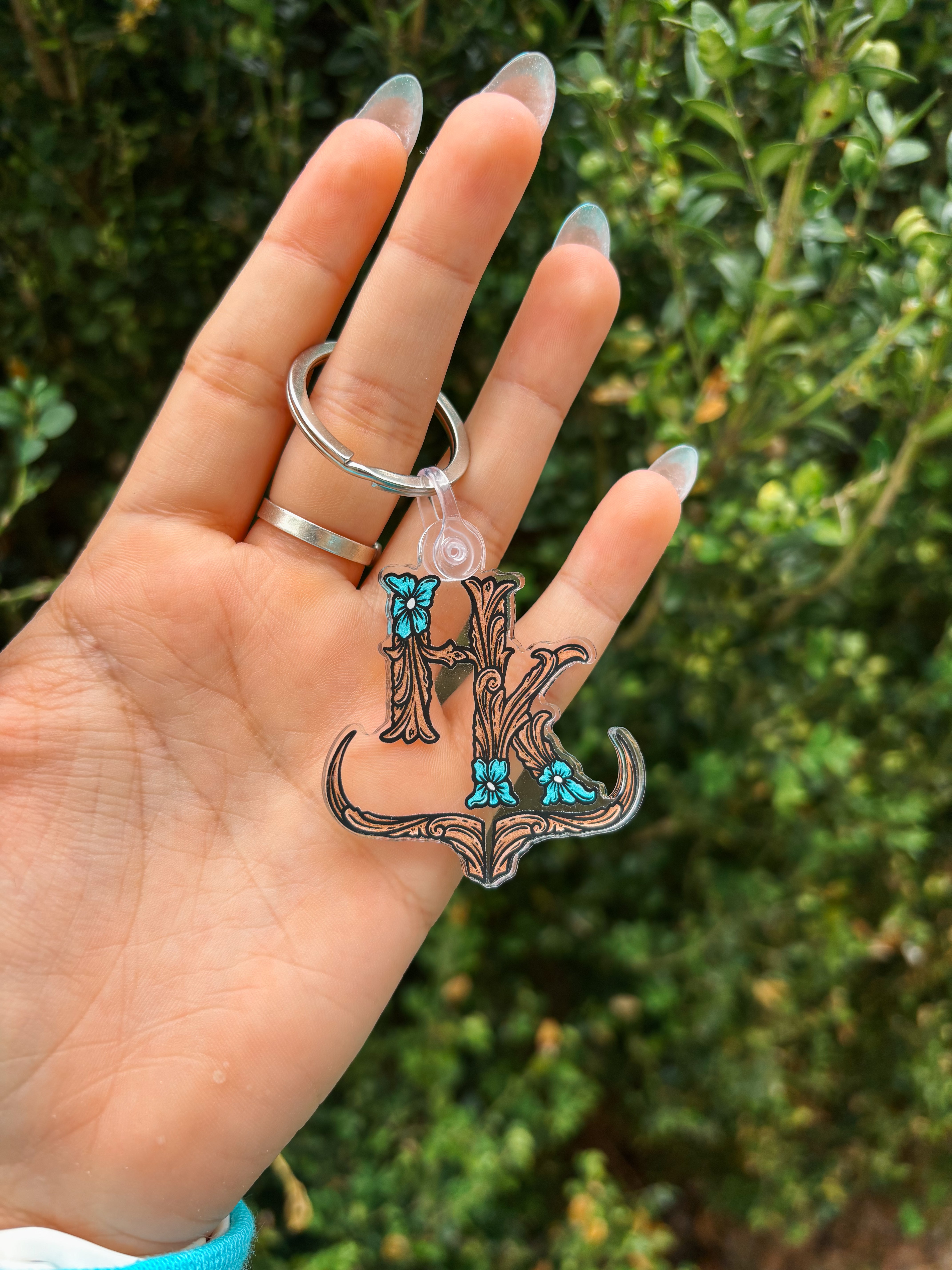 Tooled Brand Keychain – Hides and Kinds