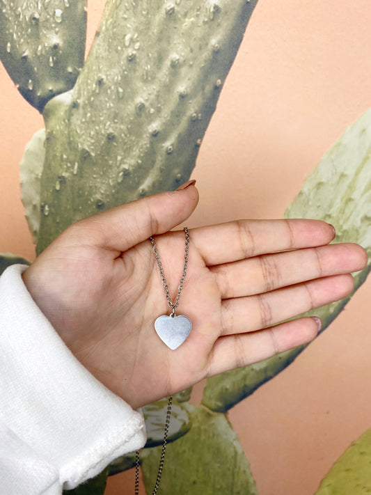 Custom Initial Heart Necklace