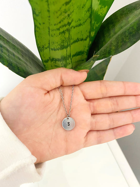 Custom Initial Pendant Necklace