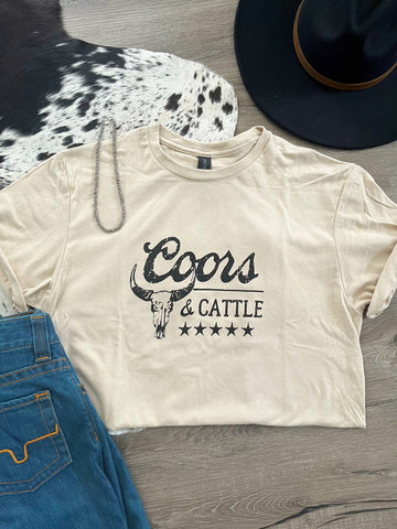 Coors and Cattle Tee