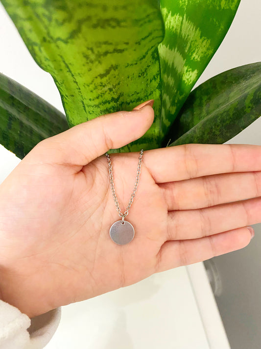 Custom Initial Pendant Necklace